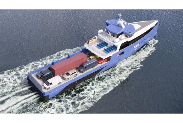 Damen Fast RoPax 5510 – High-Speed Passenger & Vehicle Ferry  192 Pax, 18 Cars, 3 Trucks