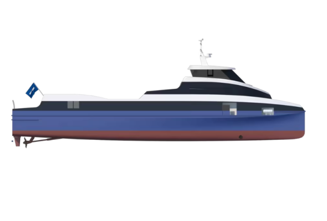 Cabinda High-Speed Aluminum Passenger & Cargo Vessel – 48.3m Modern Ferry with 22-Car Capacity