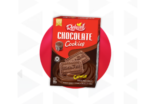 Richwell Chocolate Cookies by Satoria 160gr – Crunchy, Premium Chocolate Biscuit Snack moq 20ft x 24
