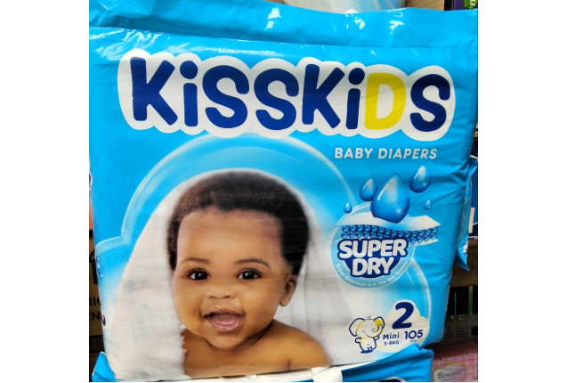 Kisskids Super Dry Baby Diapers Size 3, by 50