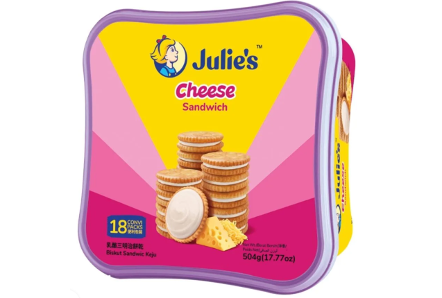 Julie’s Cheese Sandwich Biscuit -Packet 112g