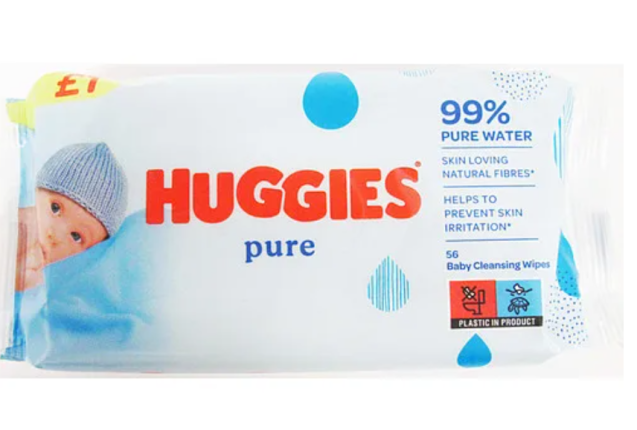 Huggies Pure Wipes 56’s -price/carton