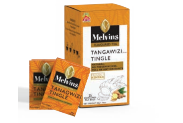 Melvins Ginger Tea – Premium Kenyan Black Tea with Ginger Boost Immunity & Digestion - 500g x 20