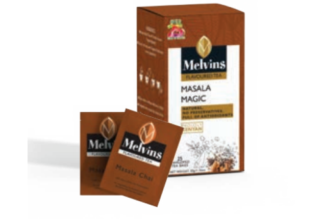 MELVINS FLAVOURED MASALA 25 TEA BAGS - 2G x 20