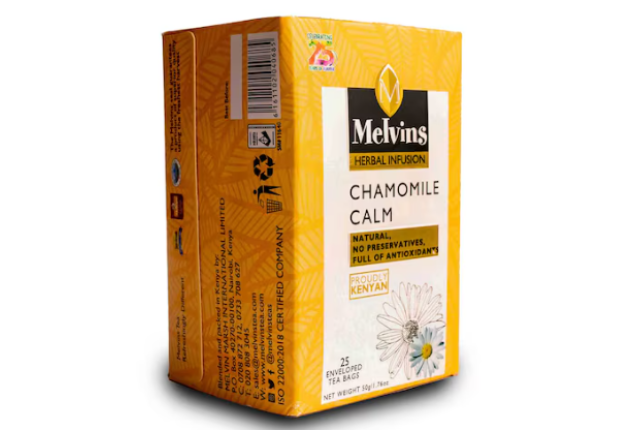 Melvins Chamomile Tea Bags – 25 TEA BAGS - 2G x 20