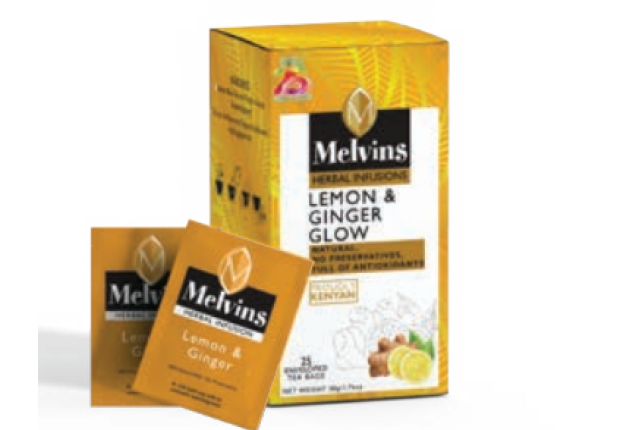 Melvins LEMON GINGER- 2G x 20