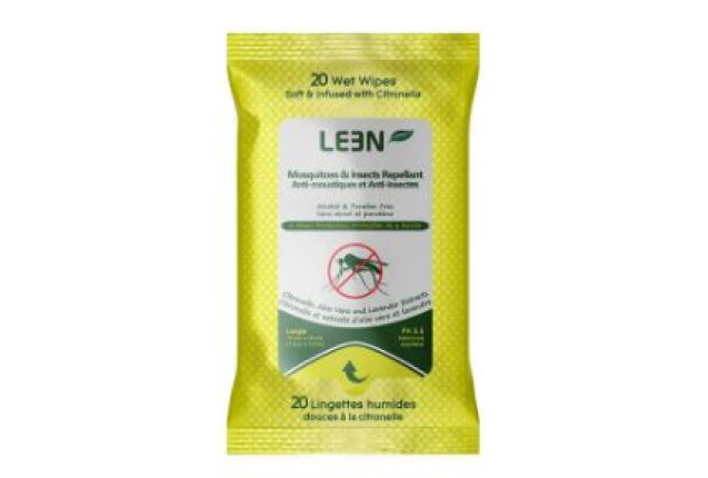 Leen Mosquito Repellent Wipes (20 Pcs) x 4
