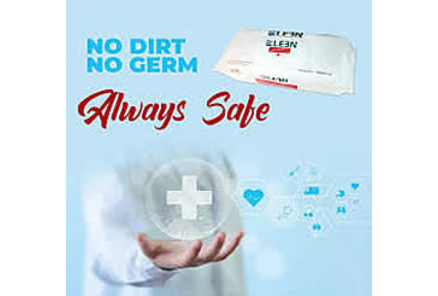 Leen Antiseptic Wet Wipes (15 Pcs) x 4