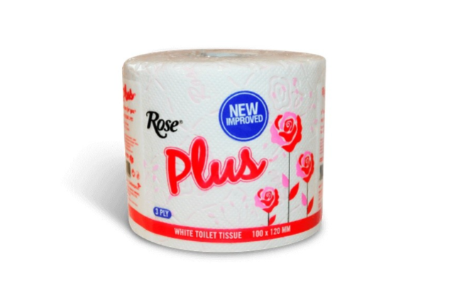 Rose Plus Toilet Paper – Soft, Strong & Colourful Bulk Rolls Pink, & Blue x 48