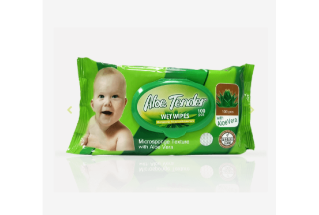 Belimpex Aloe Tender 70 WetWipes x 24
