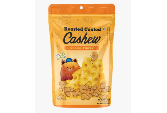 Iyes Cashew Cheese Flavor 100 g – Roasted Cheese Coated Cashews Snack x 32