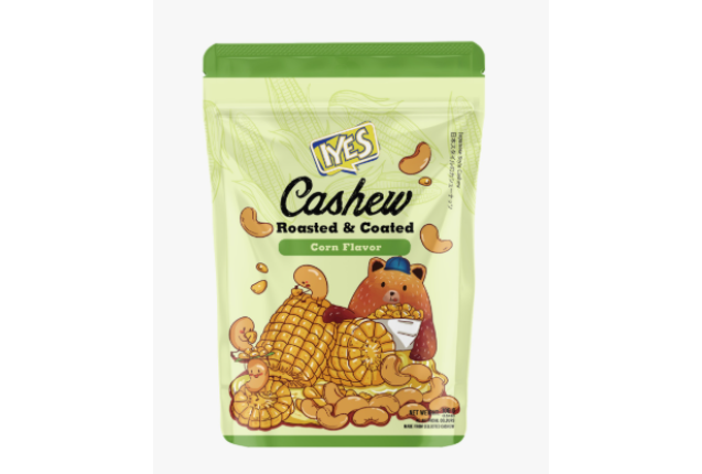 Iyes Cashew Corn Flavor 100g – Roasted Cashew Snack x 32