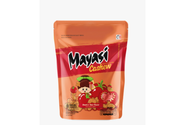 Mayasi Cashew Sweet n Sour Flavor 45g Crunchy Roasted Cashew Snack x 40