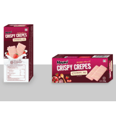 Mayasi Crispy Crepes Strawberry Milk 85g