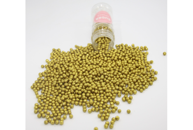 Shimmer Balls Metallic 4mm – Edible Cake & Cupcake Decorations