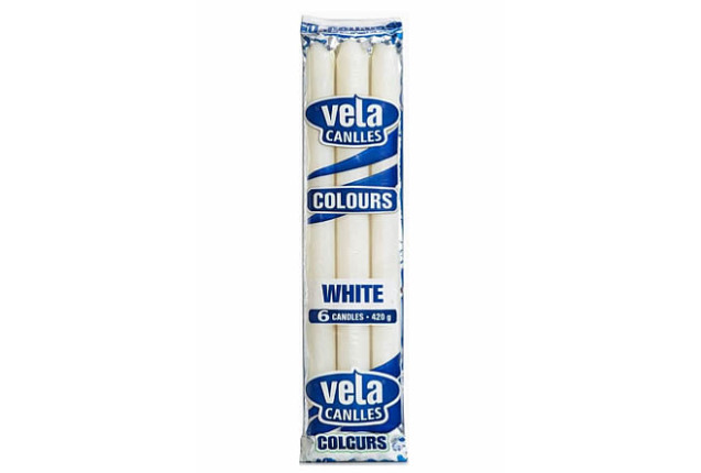 Vela Super White Candle (420g) x 12