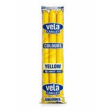 Vela Yellow Candle (420g) x 12