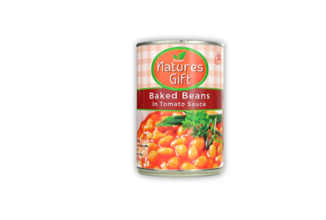 Nature’s Gift Baked Beans in Tomato Sauce – Premium White Beans, 400g x 12 Nature’s Gift Baked Beans in Tomato Sauce – Premium White Beans, 400g x 12