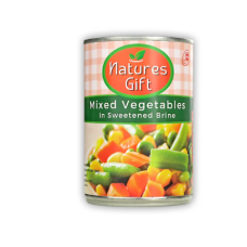 Nature's Gift Mixed Vegetables Sweetened - Fresh, Natural Vegetable Medley-