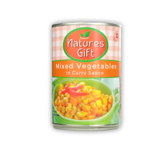 Nature’s Gift Mixed Vegetables in Curry Sauce – 400g Ready-to-Eat Vegetable