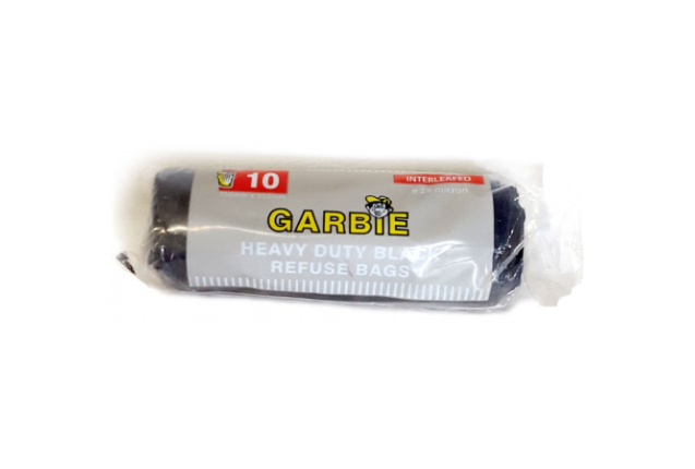 Garbie Heavy Duty Black Refuse Bags – Durable, Leak-Resistant Waste Bags  - 10 x 25 Garbie Heavy Duty Black Refuse Bags – Durable, Leak-Resistant Waste Bags  - 10 x 25