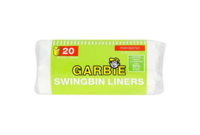 Garbie Swing Bin Liners – Durable Trash Bags for Swing Bins - 20's x 25