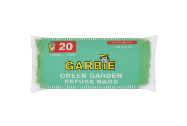 Garbie Strong Garden Refuse Bags on Roll – Heavy Duty Garden Waste Bags - 20's x 15