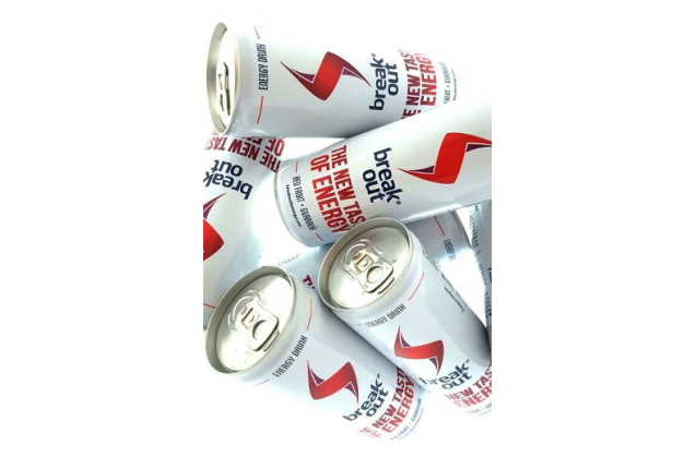 Breakout Energy Drink – Natural Power & Red Fruit Energy Boost - 330ml