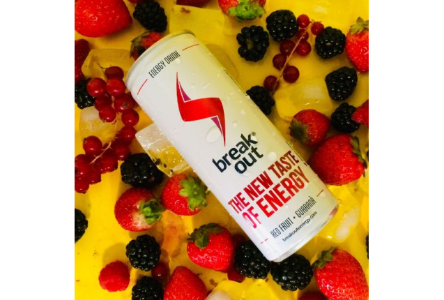Breakout Energy Drink – Natural Power & Red Fruit Energy Boost - 330ml