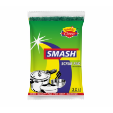 MagicCleen Green Scrub Pads Smash 3X4 12 Pcs x 168 MagicCleen Green Scrub Pads Smash 3X4 12 Pcs x 168
