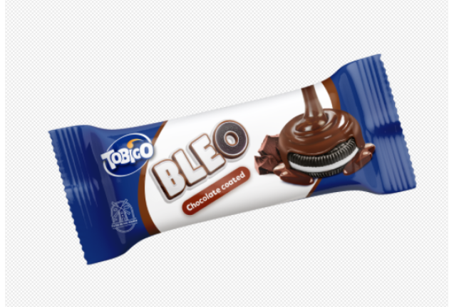 Tobigo Bléo Chocolate Coated Cocoa Biscuit with Vanilla Cream Filling – 39g x 30
