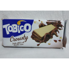Tobigo Crousty Crispy Wafer 44 g – Chocolate Cream Filled Wafer Snack x 30