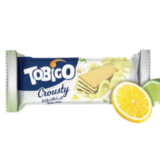Tobigo Crousty Crispy Wafer with Lemon Cream – 44 g Snack x 30