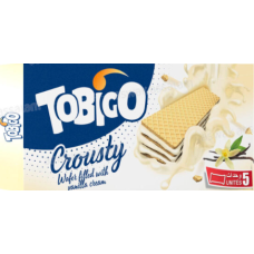 Tobigo Crousty Crispy Wafer – Vanilla Cream 44g Crispy Wafer Snack x 30