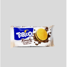 Tobigo Roundy Chocolate Cream Biscuit 59 g – Crispy Chocolate Filled Snack 