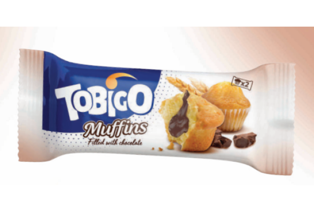 Tobigo Chocolate Filled Muffin 50g – Sweet Cake Snack x 30
