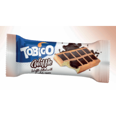 Tobigo Waffle Cake 50 g – Chocolate Cream Filled Crispy Wafer Snack x 30