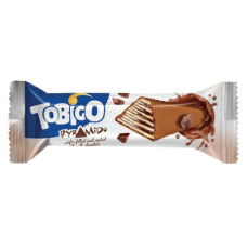Tobigo Mega Pyramido Wafer 35 g – Chocolate Coated Wafer Snack Bar x 30