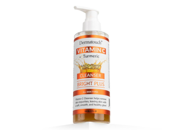Dermatouch® Vitamin C + Turmeric Cleanser 8 oz – Brightening & Anti-Aging Face Cleanser x 45
