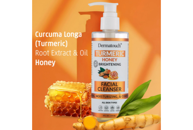 Dermatouch Turmeric Honey Cleanser 8 oz Brightening Facial Cleanser x 45 Dermatouch Turmeric Honey Cleanser 8 oz Brightening Facial Cleanser x 45