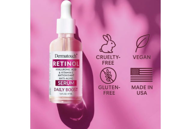 Dermatouch Retinol Serum 1.6 oz – Anti-Aging, Hyaluronic Acid & Vitamin C Blend x 42