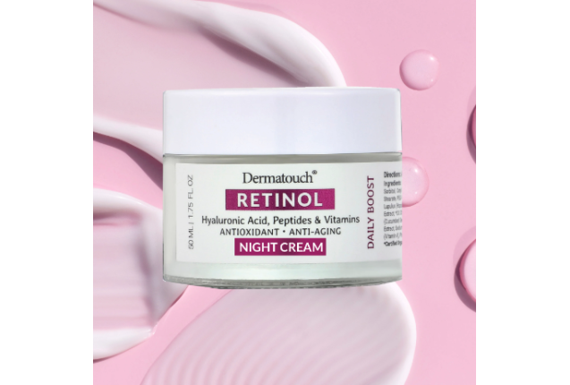Dermatouch Retinol Night Cream 1.75 oz – Anti-Aging, Firming, Nighttime Skincare x 72