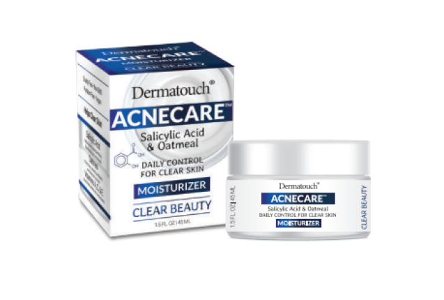 Dermatouch® Acnecare Moisturizer 1.5 oz – Salicylic Acid OTC Treatment & Hydrating Face Cream x 45
