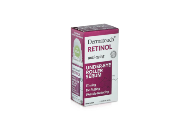 Dermatouch® Retinol Under-Eye Roller Serum (1.6 oz) is a targeted anti-aging eye treatment designed x 45