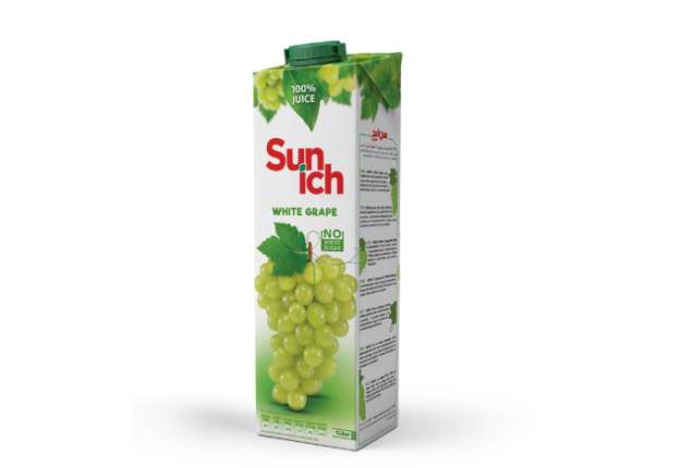 Sunich 100% White Grape Juice - MOQ 20FT - 1000L x 12