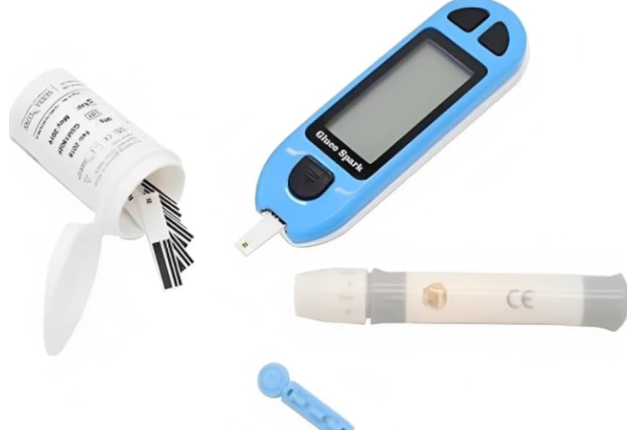 Gluco Spark Glucose Meter Kit –  1 Lancing Device + 10 Lancets + Battery Gluco Spark Glucose Meter Kit –  1 Lancing Device + 10 Lancets + Battery