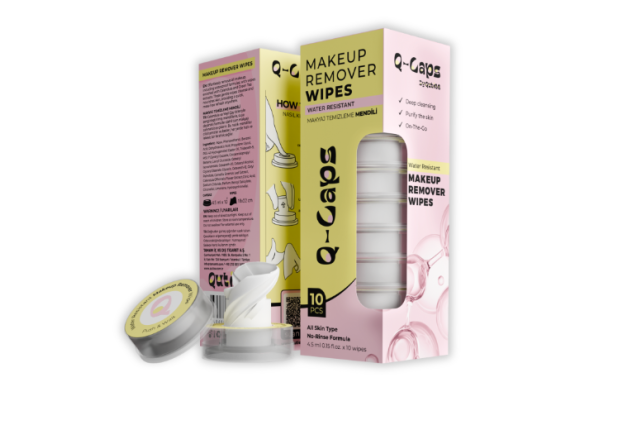 Qutiee Q-Caps Waterproof Makeup Remover Wipe