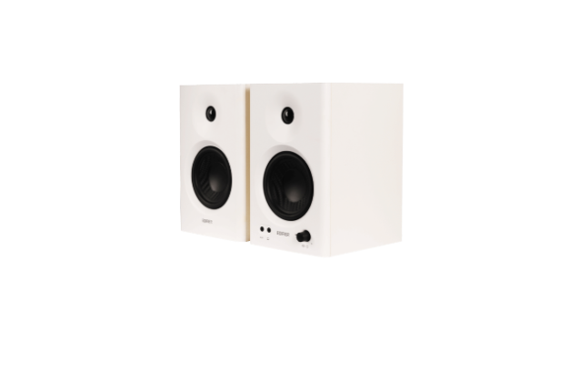 Edifier MR4 Powered Studio Monitor Speakers – 2.0 Reference System - White Color x 2