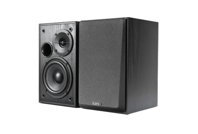 Edifier R1100 Compact PC Speakers – 24W RMS, Silk Dome Tweeter, AUX & PC Input x 4