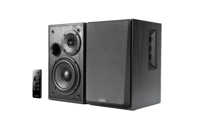 Edifier R1580MB Active 2.0 Bookshelf Speaker Set – 42W with Dual Mic Inputsophone - Black x 4